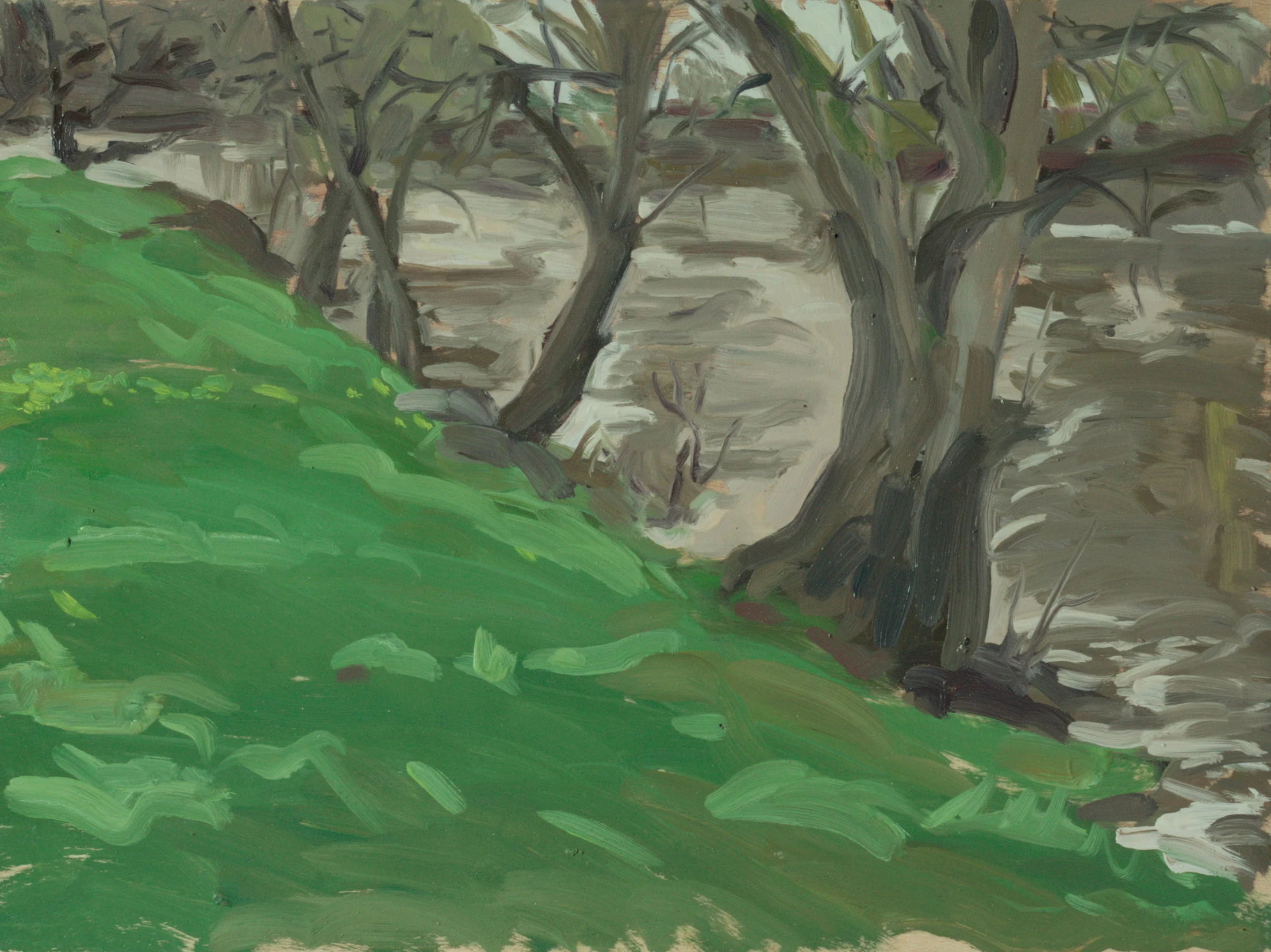 Pintura impressionista do Rio Sorraia